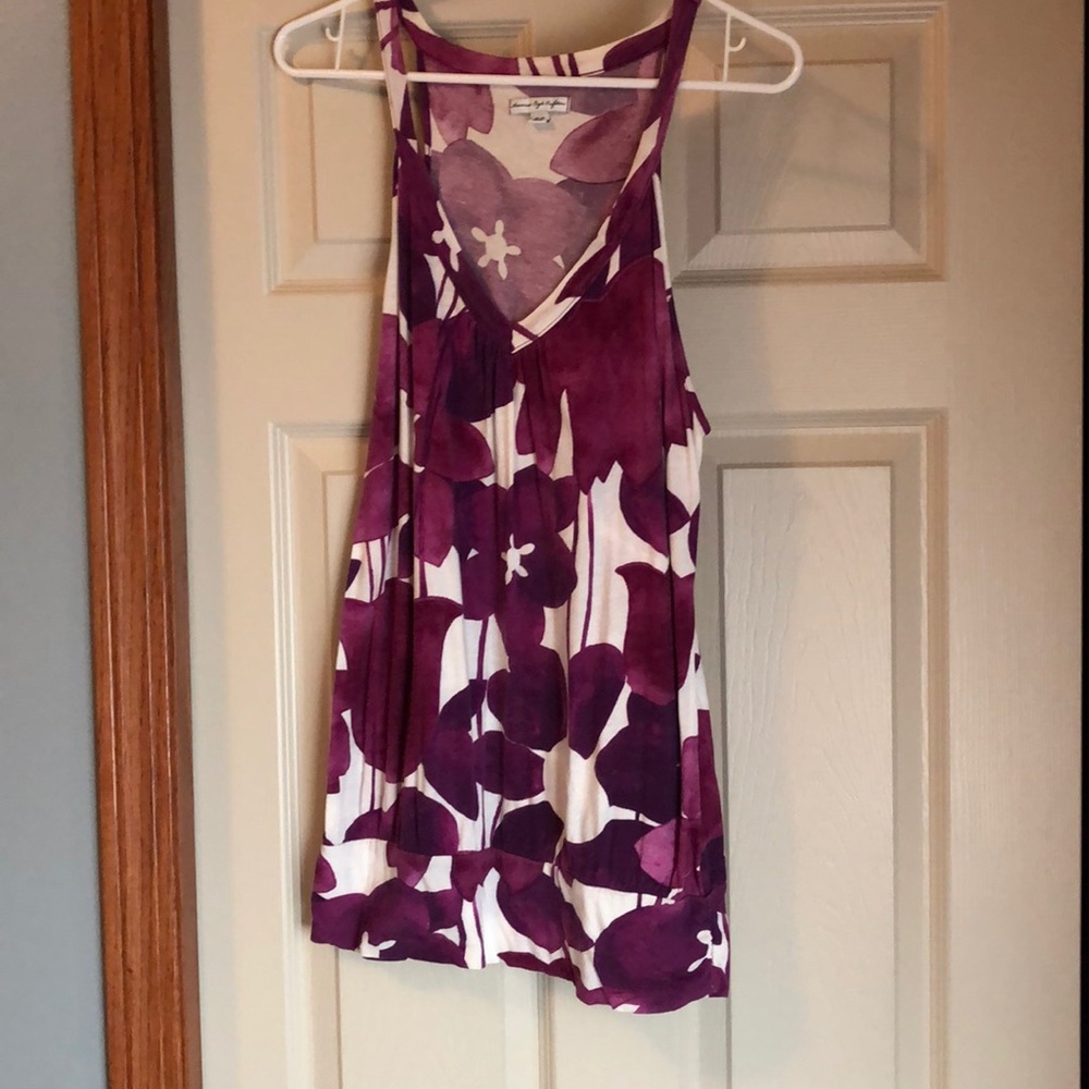 Flowered Tank Top
